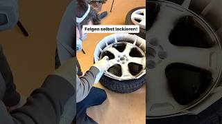 Felgen selbst lackieren mit mega Ergebnis🔥 diy lackieren felgen felgenlackieren tuning [upl. by Jeremiah394]