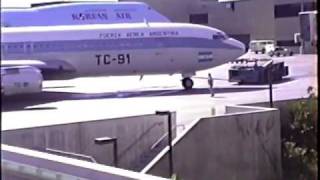 Argentina Air Force Boeing 707387C at LAX [upl. by Rosati]