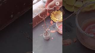 Candle wax tree experiment fail 😞 diy craft art Crafterrani9 [upl. by Nylzor]