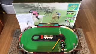 Peers Hardy Horse Racing Derby Tabletop Game Very Rare 5 Five Lane Edition Fully Working [upl. by Asilav]