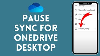 How to Pause Sync For OneDrive Desktop 2024  OneDrive Tutorial [upl. by Eoin54]