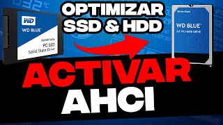 Como activar AHCI en la BIOS y en Regedit OPTIMIZAR SSD y HDD PARTE 1 [upl. by Luo]