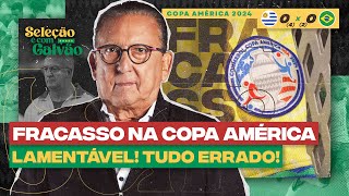 BRASIL ELIMINADO DA COPA AMÉRICA quotÉ A PIOR FASE DA HISTÓRIA DA SELEÇÃOquot  Galvão Bueno comenta [upl. by Sayres]