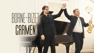 Borne Bizet quotCarmenquot Sergey Kolesov  saxophone Alexandre Kashpurin  piano [upl. by Franchot]