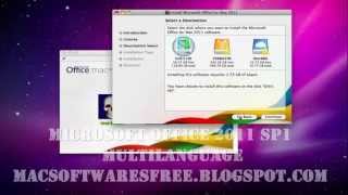 Microsoft Office 2011 MAC  FREE Download  SP1 Multilanguage FULL Version [upl. by Sola]