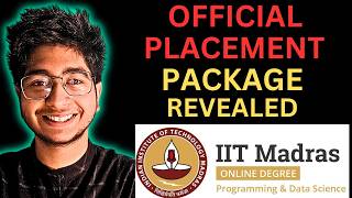 Placement Package Revealed 10 LPA Average CTC Official RTI Report  IIT Madras BS Data Science [upl. by Selemas]