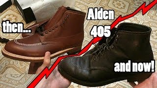 Alden 405 Indy boot review before and after [upl. by Girand495]