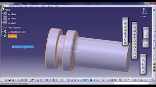 Hydraulic cylinder Barrel  CATIA V5 [upl. by Seto]