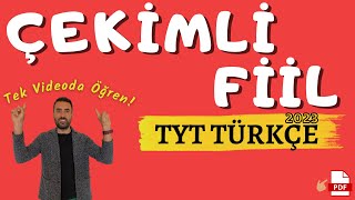 Çekimli Fiil Fiil Kipleri  Şahıs Ekleri📌 TYT Türkçe 2023 Deniz Hoca PDF 📘📕 [upl. by Onfre]