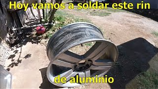 TUTORIAL PARA SOLDAR RIN DE ALUMINIO [upl. by Brier]