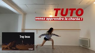 TUTO DANCE CHOREO 2  Trop beau Lomepal [upl. by Aisereht168]