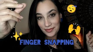 ASMR Fast amp Aggressive Finger Snapping  The Snapping NEVER Stops [upl. by Zabrine]