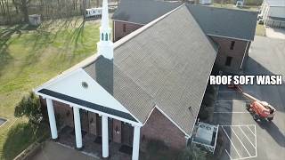 Church Roof Cleaning in Columbia Tn [upl. by Eimrej7]