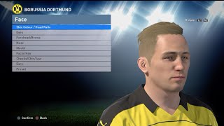 PES 2016 Face Build  Stats Felix Passlack Borussia Dortmund [upl. by Eppie192]