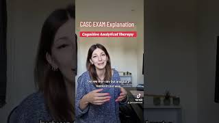 CASC Exam explanation  Cognitive analytical therapy [upl. by Iphigeniah383]