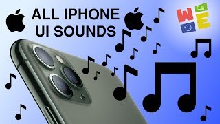 ALL APPLE IPHONE USER INTERFACE SOUNDS [upl. by Mussman]