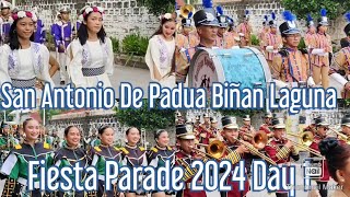 San Antonio De Padua Biñan Laguna Fiesta Parade 2024  Day 1 [upl. by Aremus137]