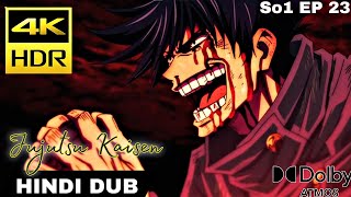 Megumi Uses Domain Expansion In Hindi 4K 60FPS Jujutsu Kaisen Hindi Dubbed [upl. by Elam]