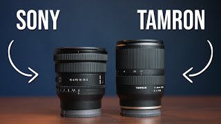 Beste GROOTHOEKLENS voor SONY  Tamron 1728 f28 vs Sony 1635 f4 G PZ [upl. by Etnohc]