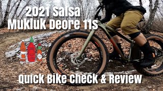 2021 Salsa Mukluk Bike Check and Review [upl. by Noreht442]