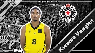 Kwame Vaughn  Analiza igre  KK Partizan 201718 [upl. by Meekar]