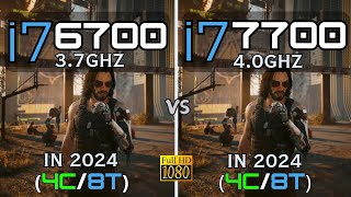 i7 6700 vs i7 7700 Tested in 12 Games 2024 1080p [upl. by Niltiak]