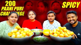 200 Spicy Pani Puri Challenge  ASMR  Mukbang Niti Ammu Vlogs vlog [upl. by Rednaxela]