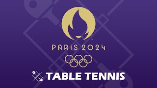 LIVE🔴 Table Tennis Paris 2024 Olympics  乒乓球 [upl. by Narak724]