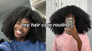 MY HAIR CARE ROUTINE FOR STRONGER NATURAL HAIR  type 4 🌀✨ [upl. by Xela835]