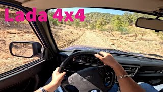 2018 Lada Urban Niva 83hp POV Test Drive  4x4 Vehicle [upl. by Lairbag]