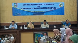 SOSIALISASI PEDOMAN LPJ KOPERASI DAN BIMBINGAN APLIKASI SINKOPUM [upl. by Aitrop476]