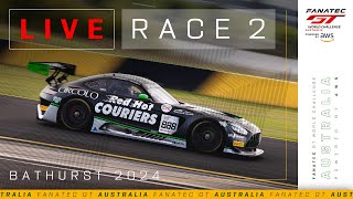 LIVE  Race 2  Bathurst International  Fanatec GT Australia 2024 [upl. by Thibault]