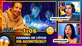 Percy Jackson e os Olimpianos  1T  EP 06 🇧🇷  Casal Jounin React 🔥 [upl. by Yeo19]