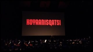 Philip Glass amp NNO Koyaanisqatsi I 23012013 Groningen [upl. by Asiralc]