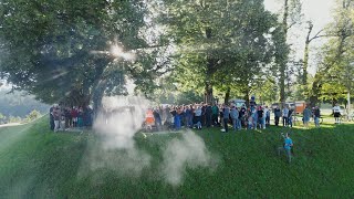 05072024  Kinderfest Zofingen  Tagwache durch Kanonenschüsse auf dem Heiternplatz [upl. by Aener544]