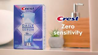 How to Use Crest Daily Whitening Serum with Sensitive Teeth [upl. by Aderf]