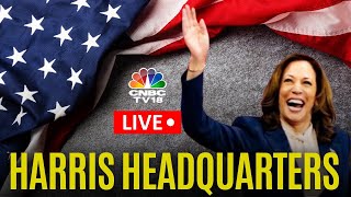 US Elections Results LIVE Kamala Harris’ Watch Party In Washington  Trump Vs Harris  N18G [upl. by Bough817]