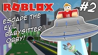 Escape the EVIL Babysitter 2  Roblox Obby [upl. by Nawud]