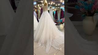 Işıltılı Gelinlik Modeli mersin gelinlikmodelleri hautecouture weddingdresses mersinhaber [upl. by Lrak]