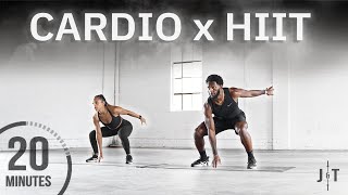 20 Minute Full Body Cardio HIIT Workout NO REPEAT [upl. by Naneik771]