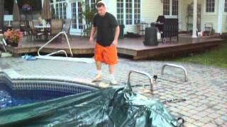 Pool Closing With Loop Loc Safety Cover [upl. by Mylor]