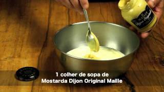 Molho Béchamel com Mostarda Dijon Original Maille [upl. by Hutner]