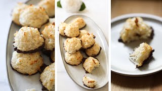 Coconut Macaroons with Condensed Milk [upl. by Amisoc699]