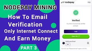 Nodepay email verification  nodepay human verification  nodepay wallet verify  nodepay mining [upl. by Thagard670]