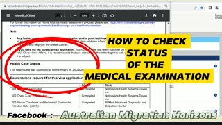 How to Check the Medical Examination Status [upl. by Boffa730]