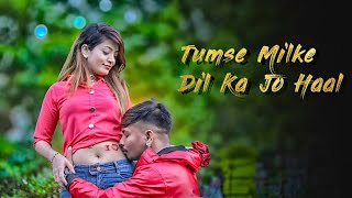 Tumse Milke Dilka Jo Haal  Main Hoon Na  tiktok famous song  Cute Love Story  Sheetal Creation [upl. by Boland132]