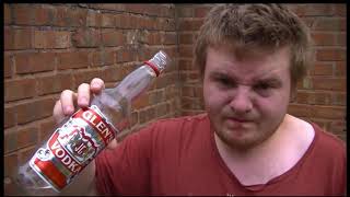 Man drinks an entire bottle of vodka and goes insane [upl. by Naicad]