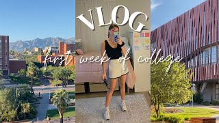 1ST WEEK OF COLLEGE VLOG  University of Arizona  BSMD Student [upl. by Rebmat]