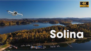 Jezioro Solińskie  Bieszczady  Polańczyk  dji mini 3  Jesień 2024  4k [upl. by Sollows19]