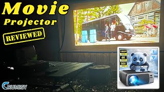 Amazon Outdoor Movie Projector WiFi and Bluetooth  SetupReview [upl. by Kcirddahc899]